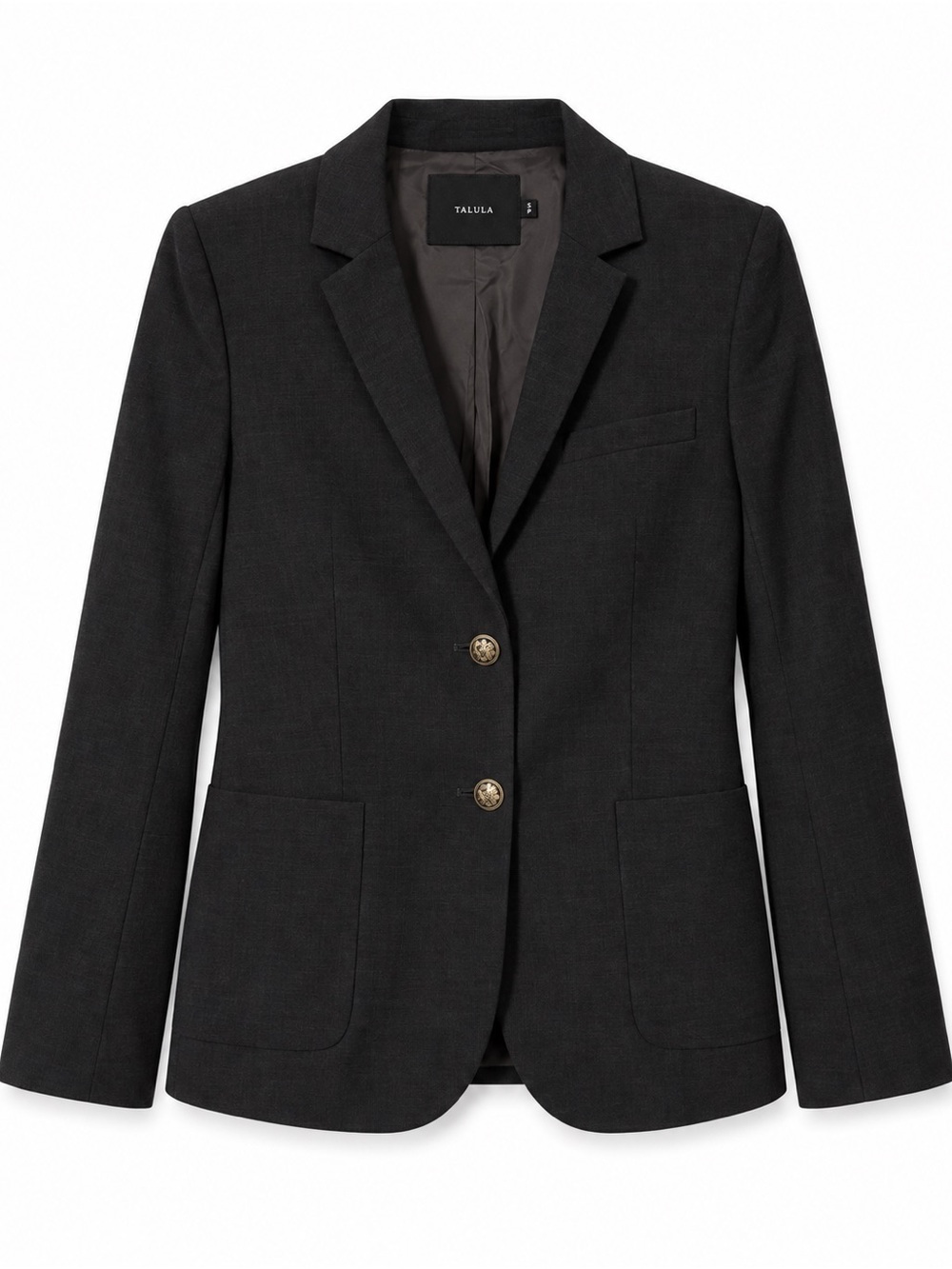 Aritzia Talula Wool Blend Exeter Blazer - Charcoal Grey, Size 4